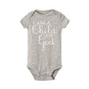 Alphabet Baby Short Sleeve Casual Baby Bodysuit