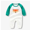 Fashion Cute Cotton Long-sleeved Thin Baby Clothes One-piece