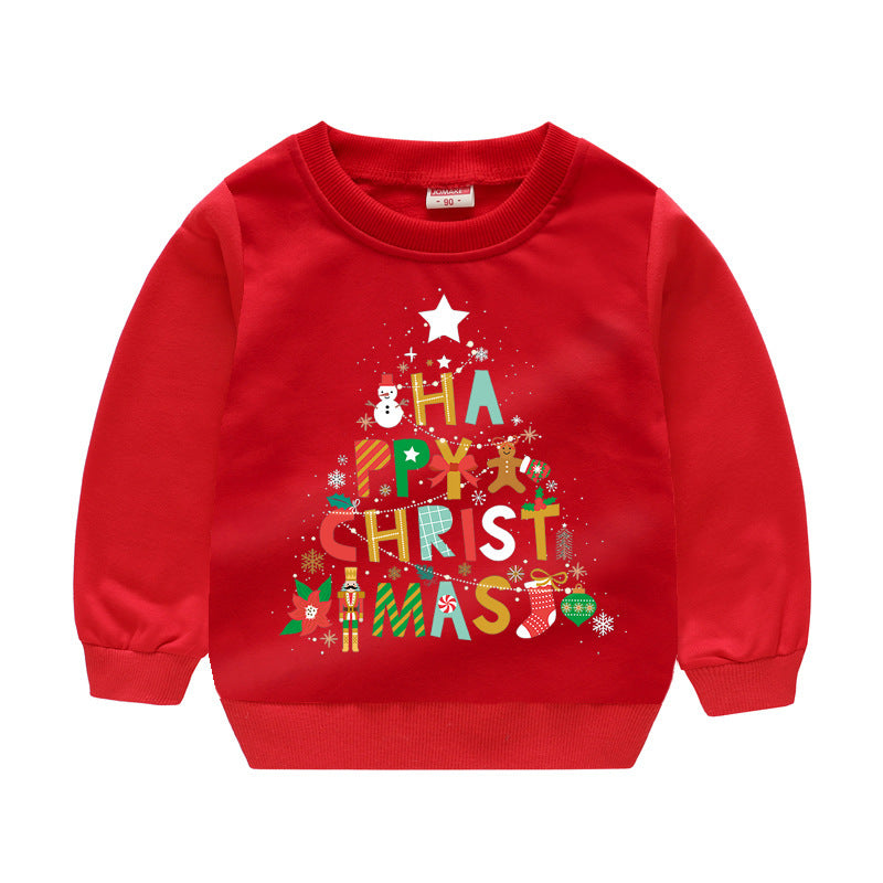 Christmas Casual Children Sweater Holiday Clothing