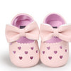 My0-1 love old toddler shoes embroidered bow shoes on behalf of a baby indoor soft bottom baby shoes