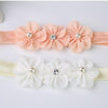 Three little plum blossom baby headband