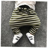 Striped harem pants