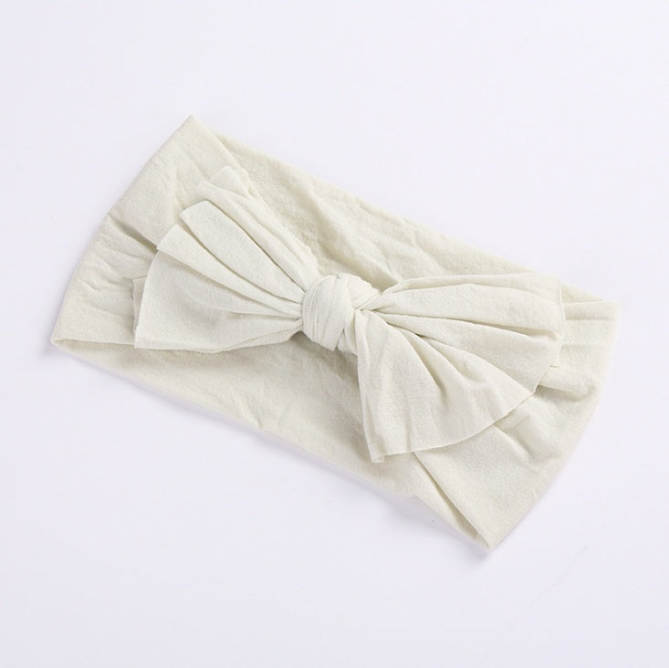 Nylon stockings fashion wide hair band handmade bow headband