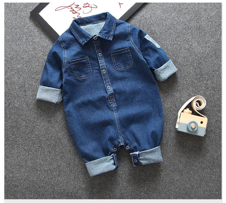 Baby denim jumpsuit