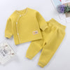 Children's Thermal Underwear Set Baby High Waist Belly Protection Pants