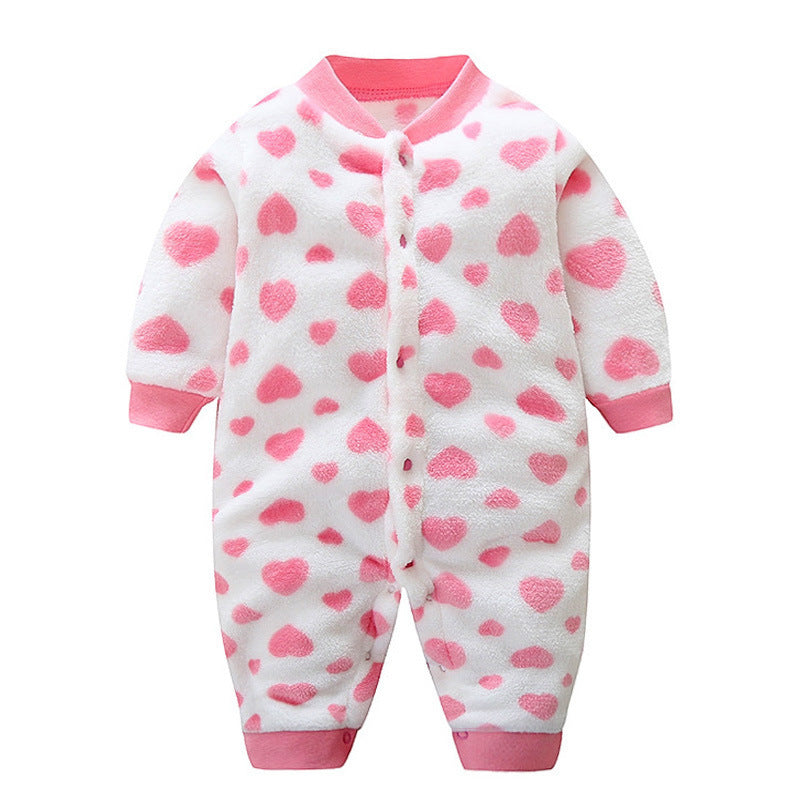 Warm jumpsuits for newborn babies