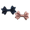 Nylon rope solid color bow baby hair ring