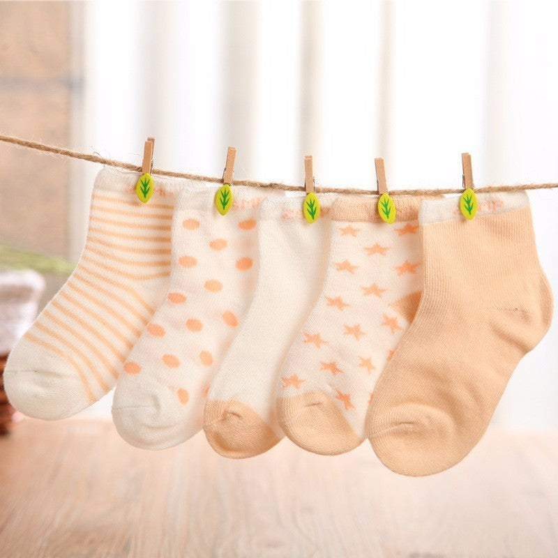 Breathable And Sweat-absorbent Cotton Socks Baby Socks