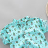 Printed boy shirt cactus top