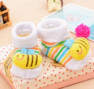 Cotton Baby Socks Christmas Socks For Newborns Gift Animal Lot Anti Slip With Rubber Soles For Child Boy Girl Newborn Baby Socks