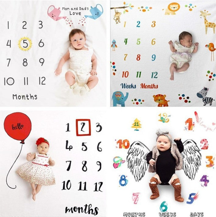 Baby creative photo blanket