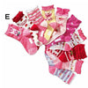 10pcs Cotton sweat-absorbent girls socks