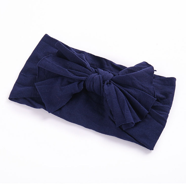 Nylon stockings fashion wide hair band handmade bow headband