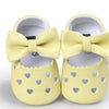 My0-1 love old toddler shoes embroidered bow shoes on behalf of a baby indoor soft bottom baby shoes