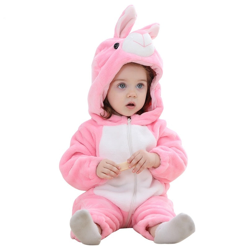 Baby animal jumpsuit