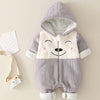 Baby''s Jumpsuit winter thickened cotton padded jacket baby clothes