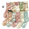 10pcs Cotton sweat-absorbent girls socks