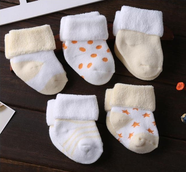 5 pairs Baby Socks Floor Non-slip Cotton Cartoon Doll socks with bells Baby Girls Boys Soft Cute Accessories