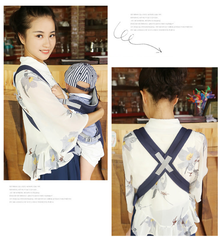 Fashion simple baby carrier for mother and baby