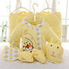 New Six-piece newborn baby cotton suit