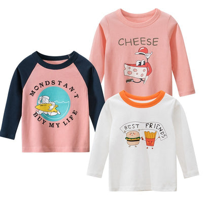 Girls Korean Long Sleeve T-shirt Baby Clothes