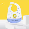 Baby Silicone Bib Food Grade Silicone Children's Bib Pocket Baby Eating Pocket