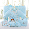 New Six-piece newborn baby cotton suit