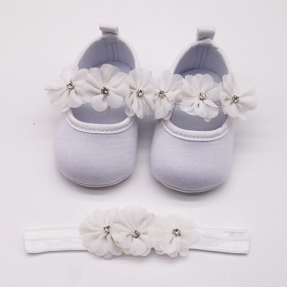 Flower Baby Soft Sole Dress Shoes