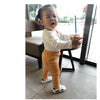 Threaded Leggings Autumn Girls Children Baby Pit Pants Children'S Trousers