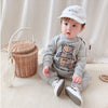 Baby Onesies Boys Baby Rompers Trendy Fans Infant Children'S Wear Girls' Rompers Plaid Children'S Jumpsuits Bears