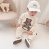 Baby Onesies Boys Baby Rompers Trendy Fans Infant Children'S Wear Girls' Rompers Plaid Children'S Jumpsuits Bears