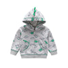 27Kid Toddlers Hoodies Boys Girls Spring  Jacket Little Baby Infant Dinosuar Cartoon Hooded Kids Cute Boys Outwear Sweatshirt