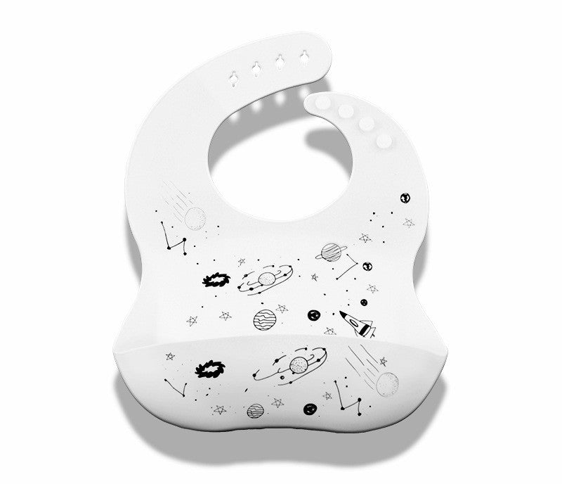 Baby'S Eating Bib Baby'S Supplementary Food Bib Children'S Waterproof And Dirt Proof Silicone Super Soft Children'S Saliva Bib Rice Bib