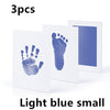 Non-toxic and wash-free baby ink watermarking oil fingerprints and footprints kit family souvenirs