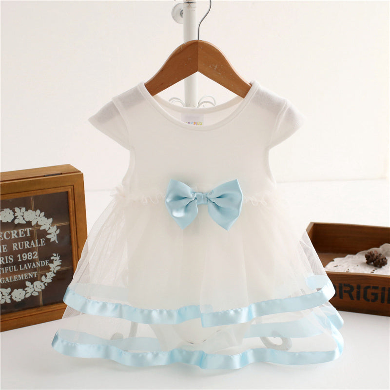 Princess Dress Baby Girl Long Sleeved Cotton Triangle Romper Summer Dress One Piece Dress