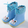 Infant And Children Rain Boots With Velvet To Keep Warm