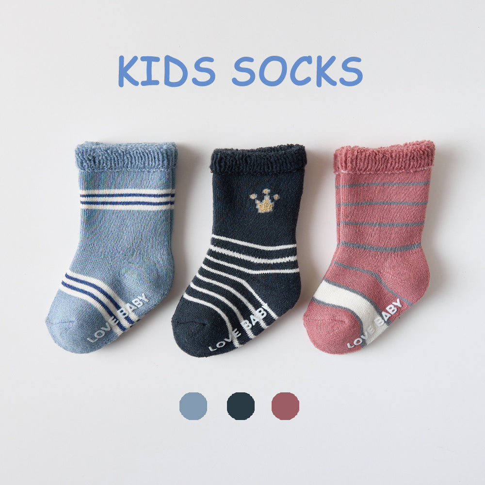 Cotton Children's Socks Terry-loop Hosiery