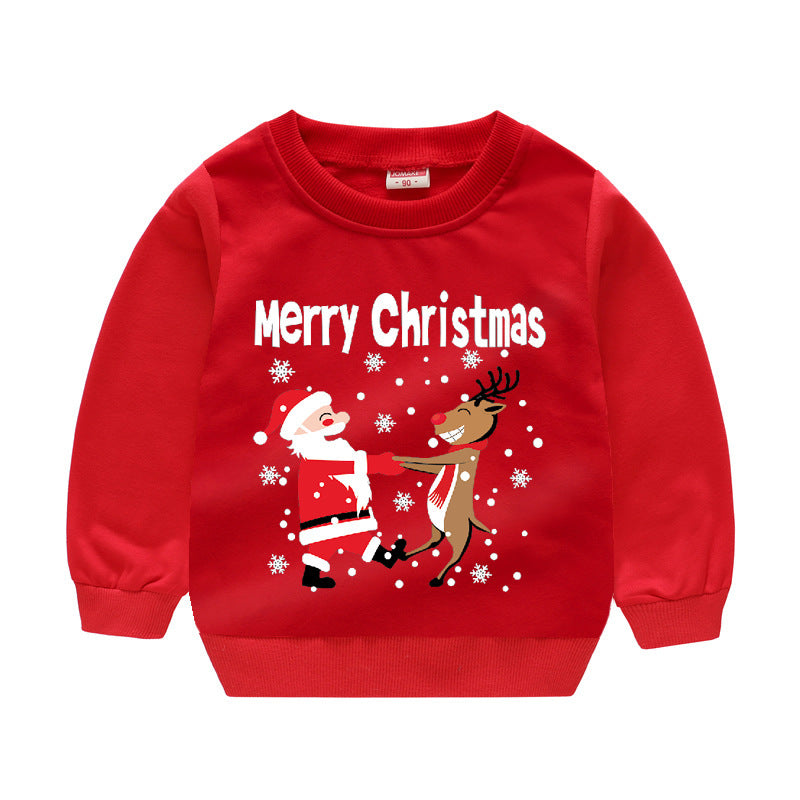 Christmas Casual Children Sweater Holiday Clothing