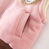 Children's Double-layer Plus Velvet Thick Three-piece Suit