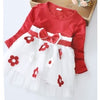 Casual baby dot mesh Princess Flower Dress