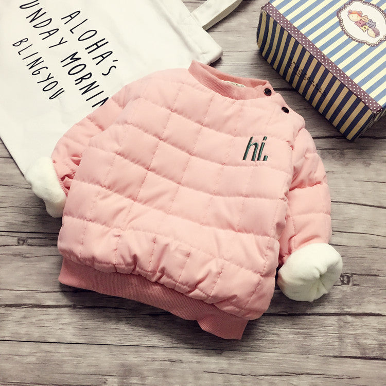 Winter cotton-padded jacket for children