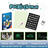 Educational Toy Drawing Pad 3D Magic 8 Light Effects Puzzle Board Sketchpad