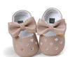 My0-1 love old toddler shoes embroidered bow shoes on behalf of a baby indoor soft bottom baby shoes