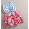 Casual baby dot mesh Princess Flower Dress