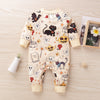 Halloween print baby jumpsuit