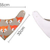 4pcs Lot Bibs Burp Cloth Print Arrow Wave Triangle Baby Bibs Cotton Bandana Accessories