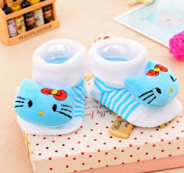 Cotton Baby Socks Christmas Socks For Newborns Gift Animal Lot Anti Slip With Rubber Soles For Child Boy Girl Newborn Baby Socks