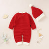 Baby Knitted Jumpsuits Christmas Cute Clothes And Hats