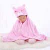 Hood Bath Towel For Kids Baby Bathrobe Cute Animal Towel