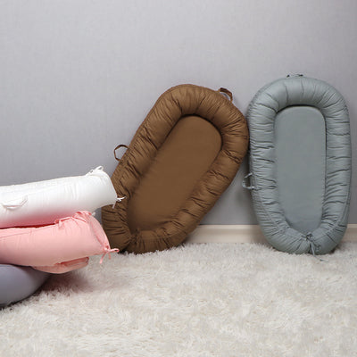 New solid color crib bed